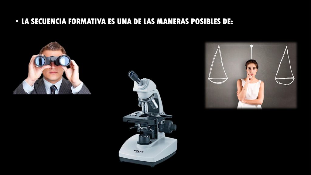 LA SECUENCIA FORMATIVA ES UNA DE LAS MANERAS POSIBLES DE: