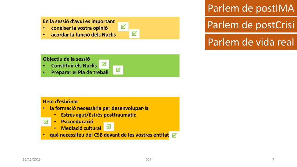 Parlem de postIMA Parlem de postCrisi Parlem de vida real