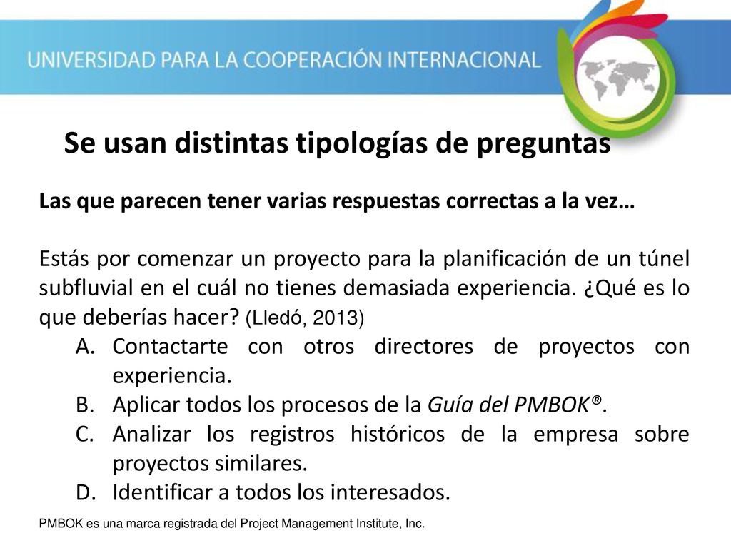 Se usan distintas tipologías de preguntas