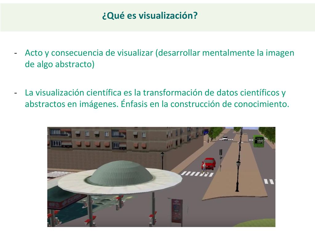 ¿Qué es visualización Acto y consecuencia de visualizar (desarrollar mentalmente la imagen de algo abstracto)