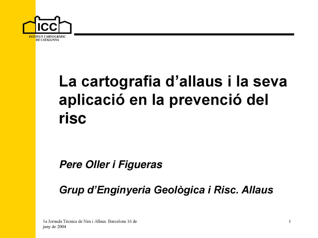 La cartografia d’allaus i la seva aplicació en la prevenció del risc