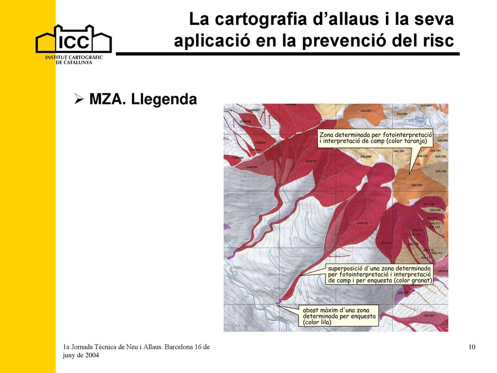La cartografia d’allaus i la seva aplicació en la prevenció del risc