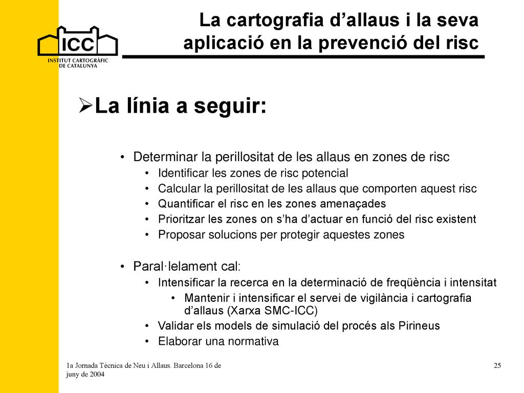 La cartografia d’allaus i la seva aplicació en la prevenció del risc