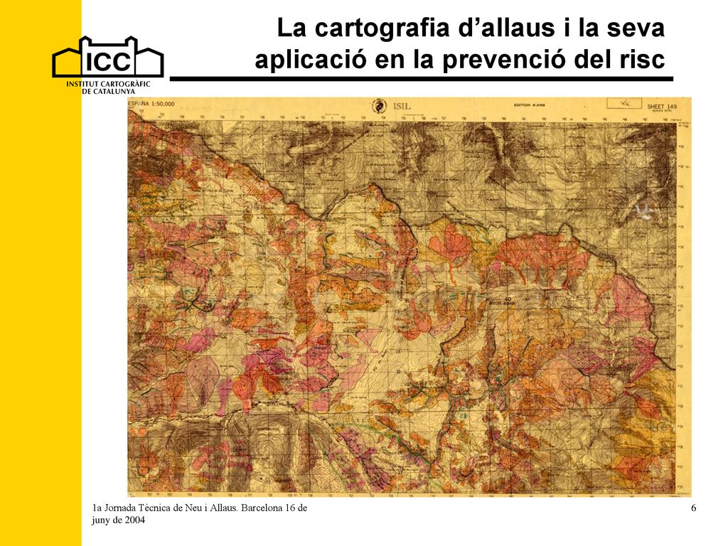 La cartografia d’allaus i la seva aplicació en la prevenció del risc