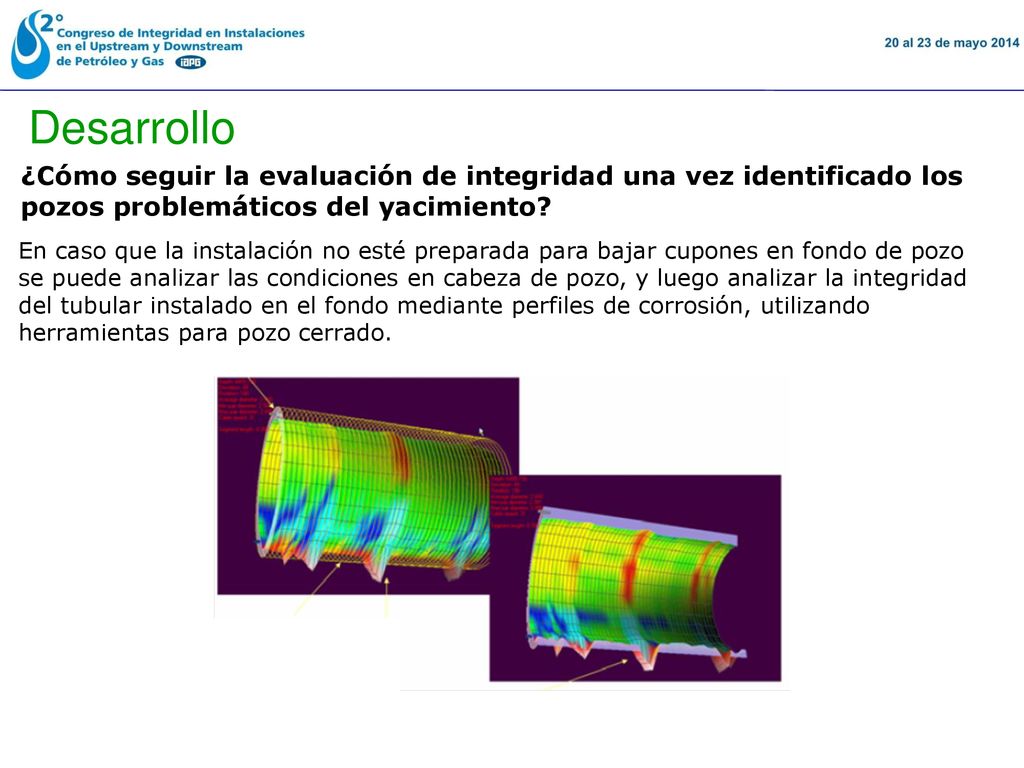 16 November 2018 Desarrollo. ¿Cómo seguir la evaluación de integridad una vez identificado los pozos problemáticos del yacimiento