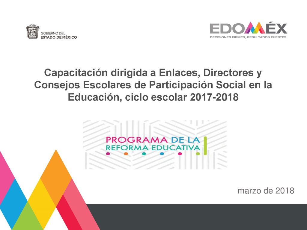 Capacitación dirigida a Enlaces, Directores y Consejos Escolares de Participación Social en la Educación, ciclo escolar