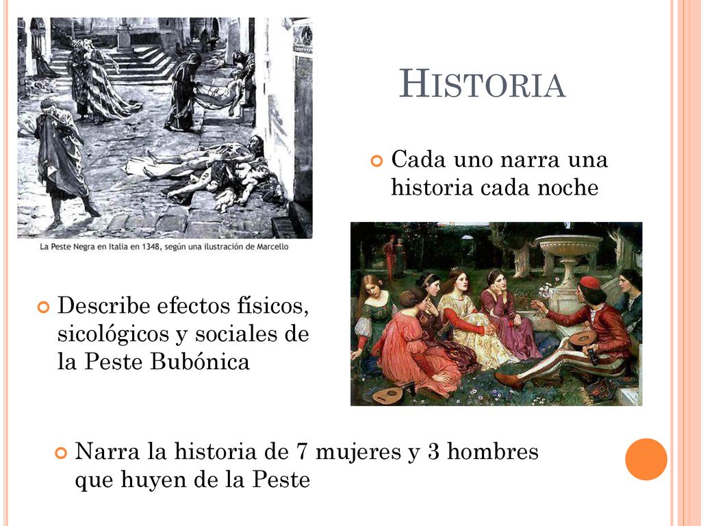 Historia Cada uno narra una historia cada noche