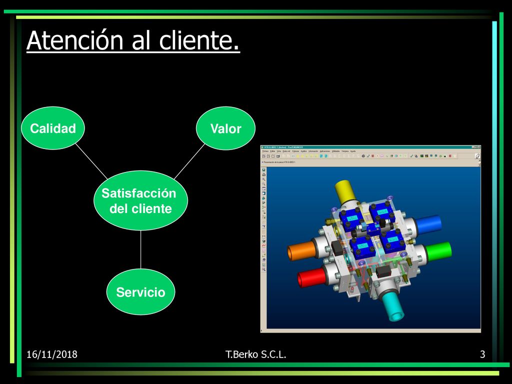 Atención al cliente. Calidad Valor Satisfacción del cliente Servicio