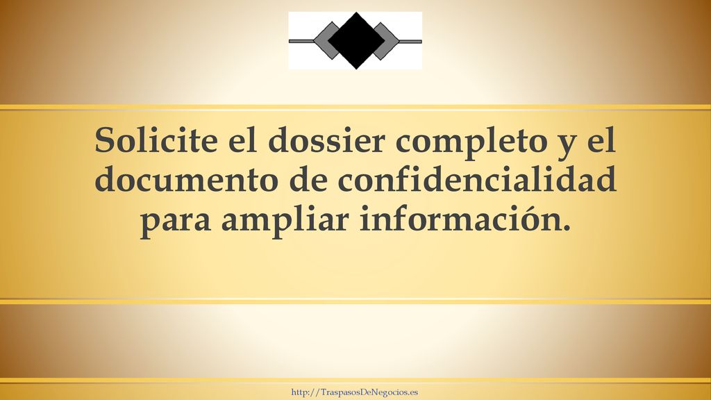 Solicite el dossier completo y el documento de confidencialidad para ampliar información.