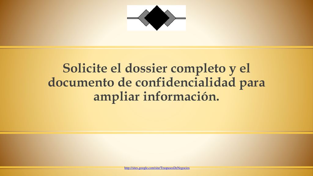 Solicite el dossier completo y el documento de confidencialidad para ampliar información.