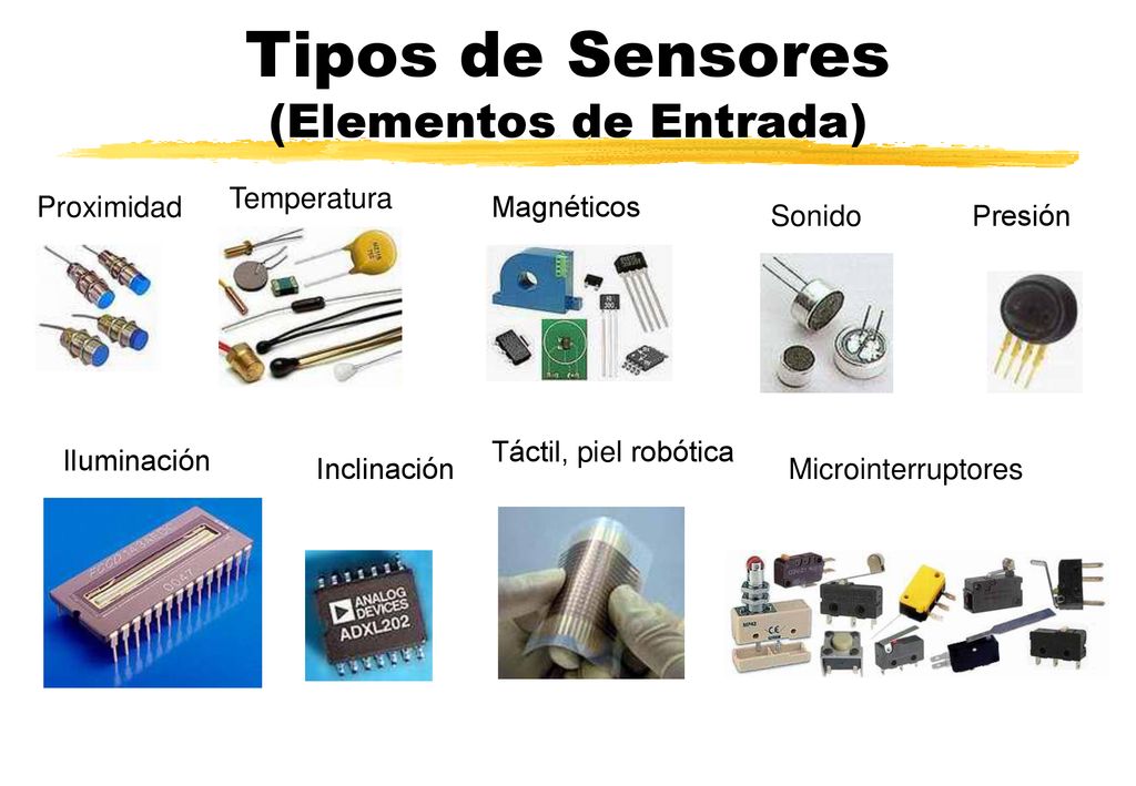 Tipos de Sensores (Elementos de Entrada)