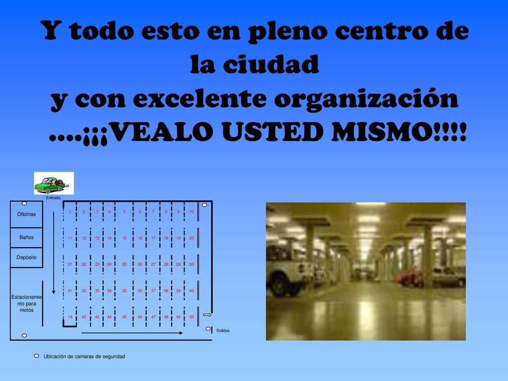 Y todo esto en pleno centro de la ciudad y con excelente organización ….¡¡¡VEALO USTED MISMO!!!!