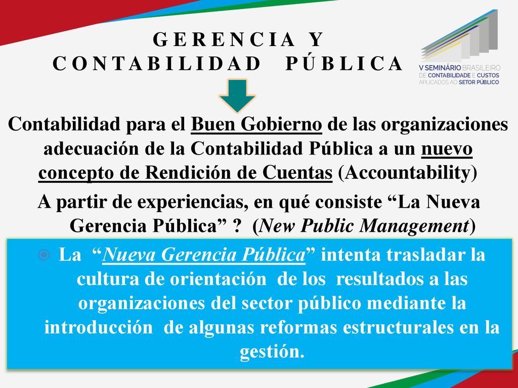 G E R E N C I A Y C O N T A B I L I D A D P Ú B L I C A.