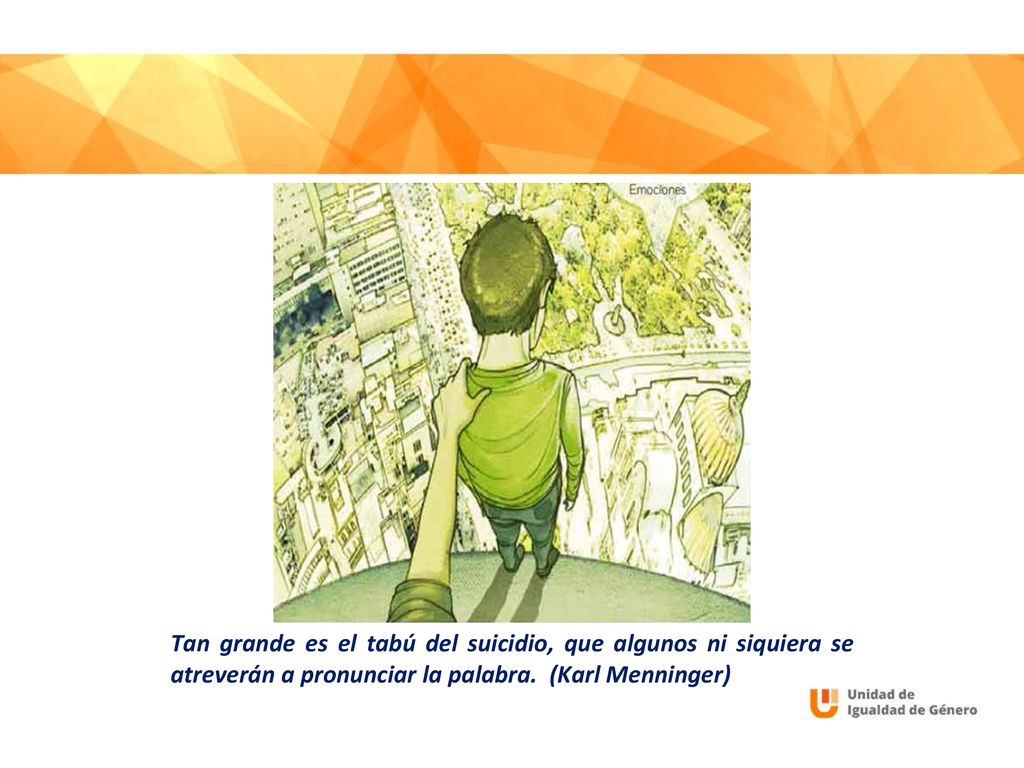 Tan grande es el tabú del suicidio, que algunos ni siquiera se atreverán a pronunciar la palabra.