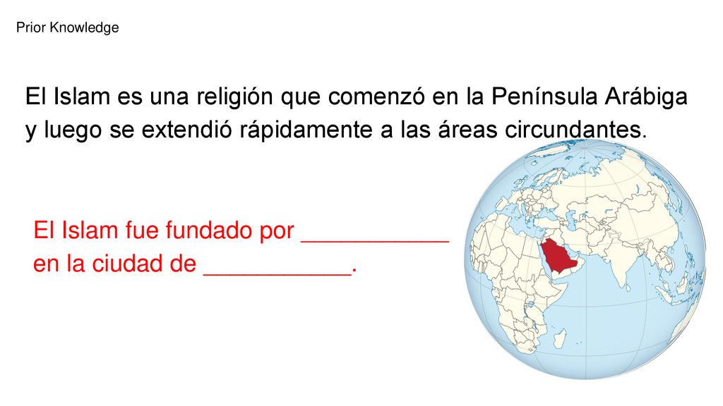 El Islam fue fundado por ___________ en la ciudad de ___________.