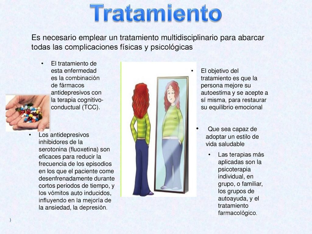 Tratamiento Es necesario emplear un tratamiento multidisciplinario para abarcar todas las complicaciones físicas y psicológicas.