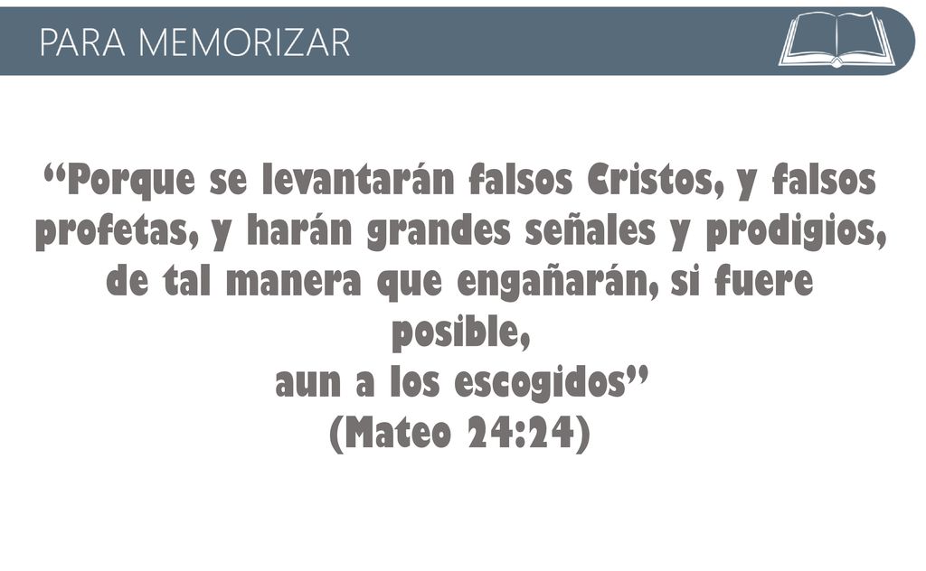 Porque se levantarán falsos Cristos, y falsos profetas, y harán grandes señales y prodigios, de tal manera que engañarán, si fuere posible,