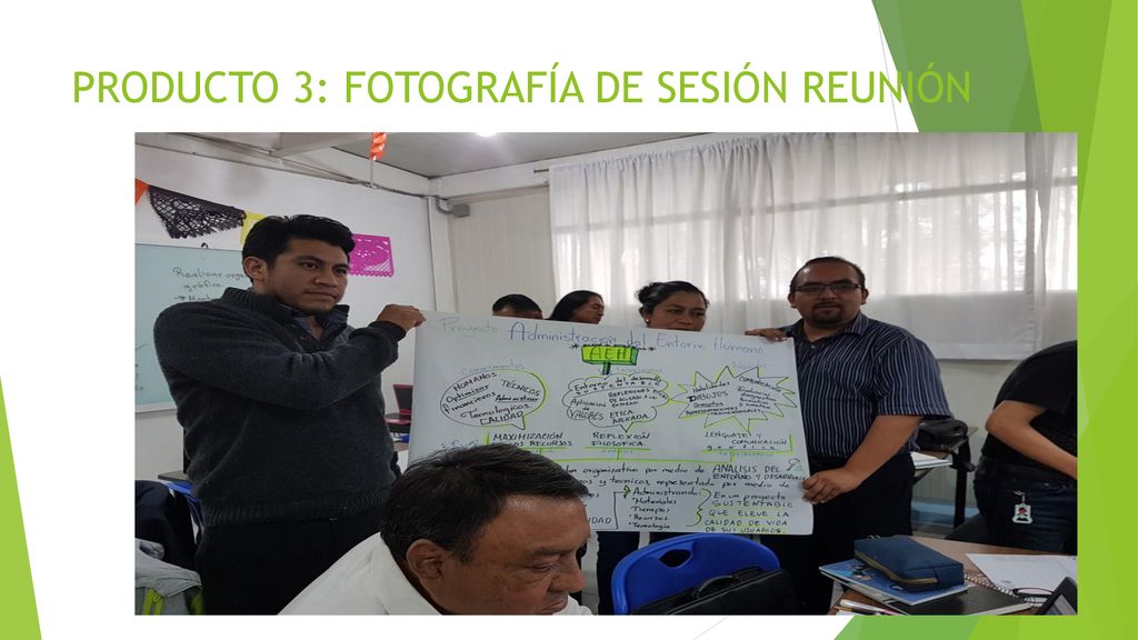 PRODUCTO 3: FOTOGRAFÍA DE SESIÓN REUNIÓN