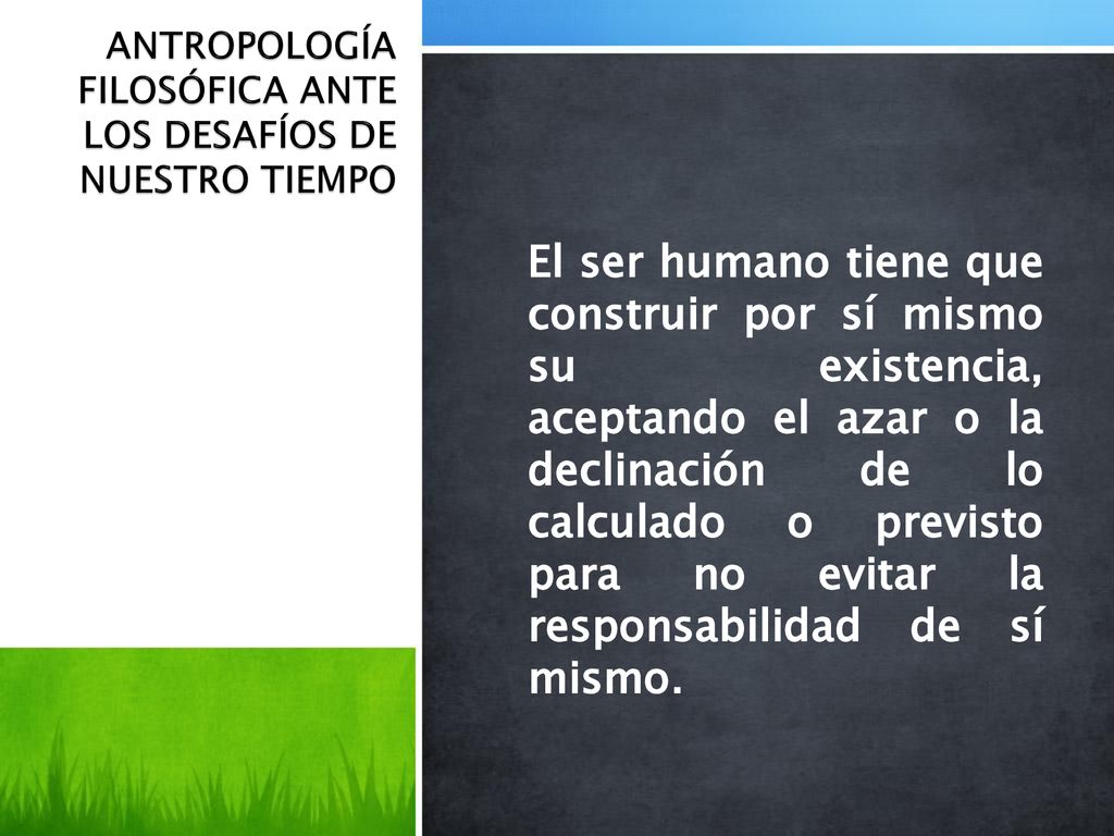 * 07/16/96. ANTROPOLOGÍA FILOSÓFICA ANTE LOS DESAFÍOS DE NUESTRO TIEMPO.
