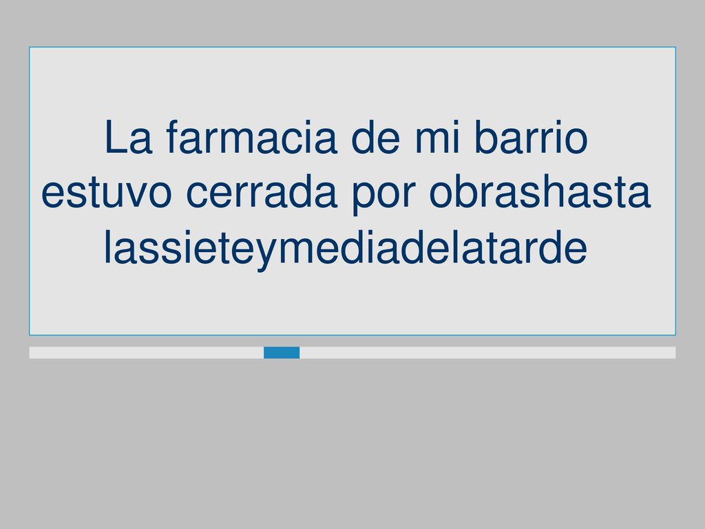 La farmacia de mi barrio estuvo cerrada por obrashasta