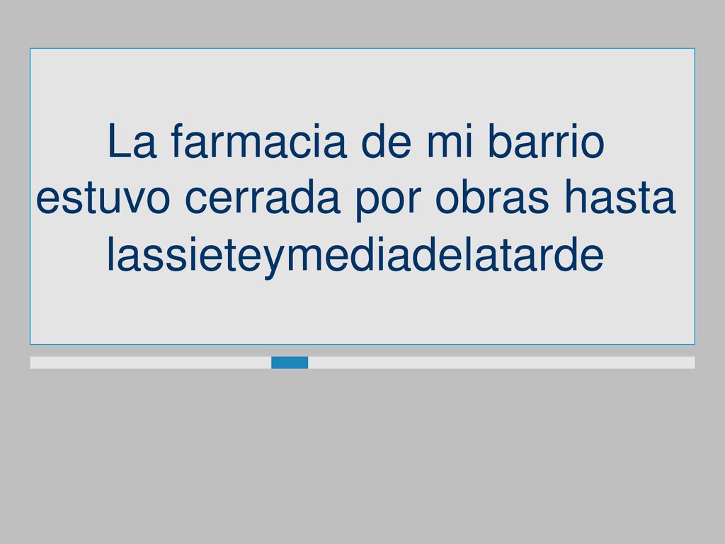 La farmacia de mi barrio estuvo cerrada por obras hasta
