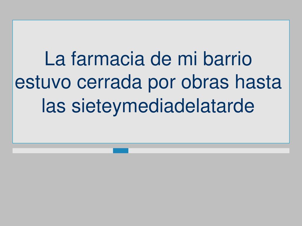 La farmacia de mi barrio estuvo cerrada por obras hasta