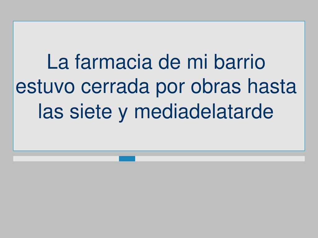 La farmacia de mi barrio estuvo cerrada por obras hasta
