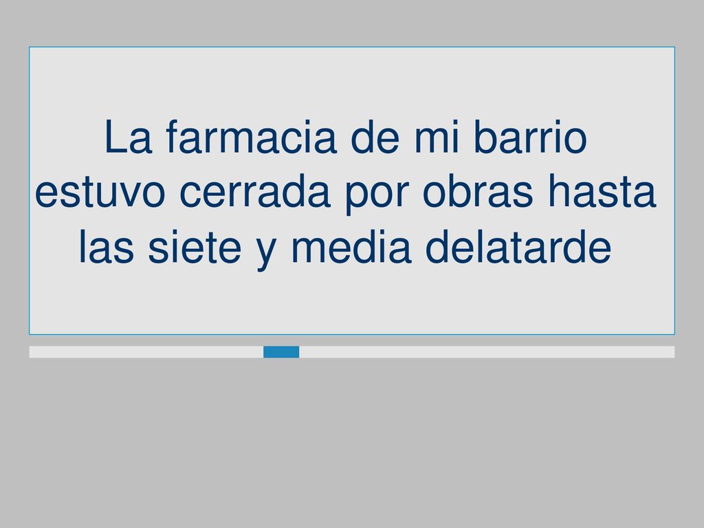 La farmacia de mi barrio estuvo cerrada por obras hasta