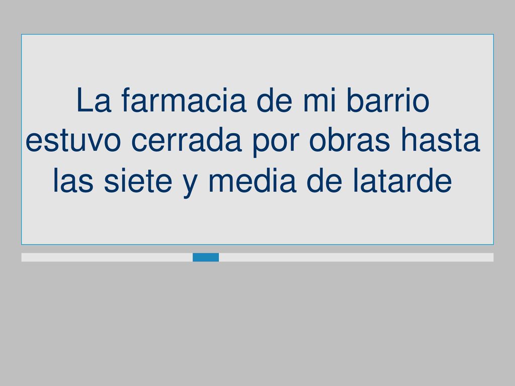 La farmacia de mi barrio estuvo cerrada por obras hasta