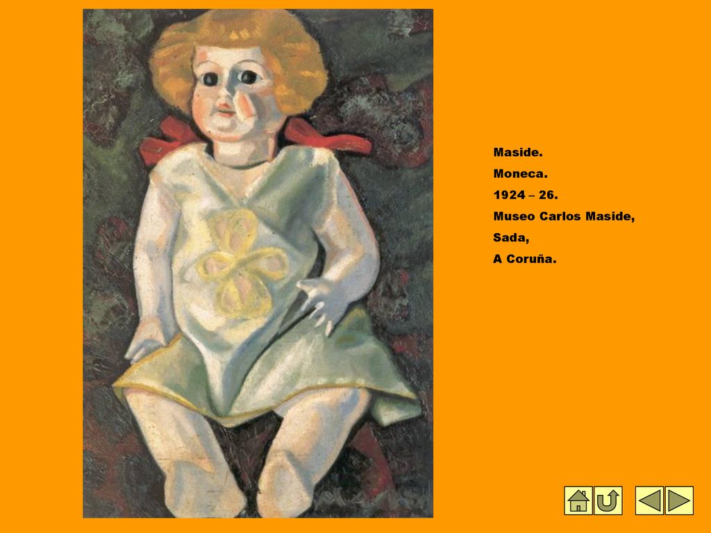 Maside. Moneca – 26. Museo Carlos Maside, Sada, A Coruña.