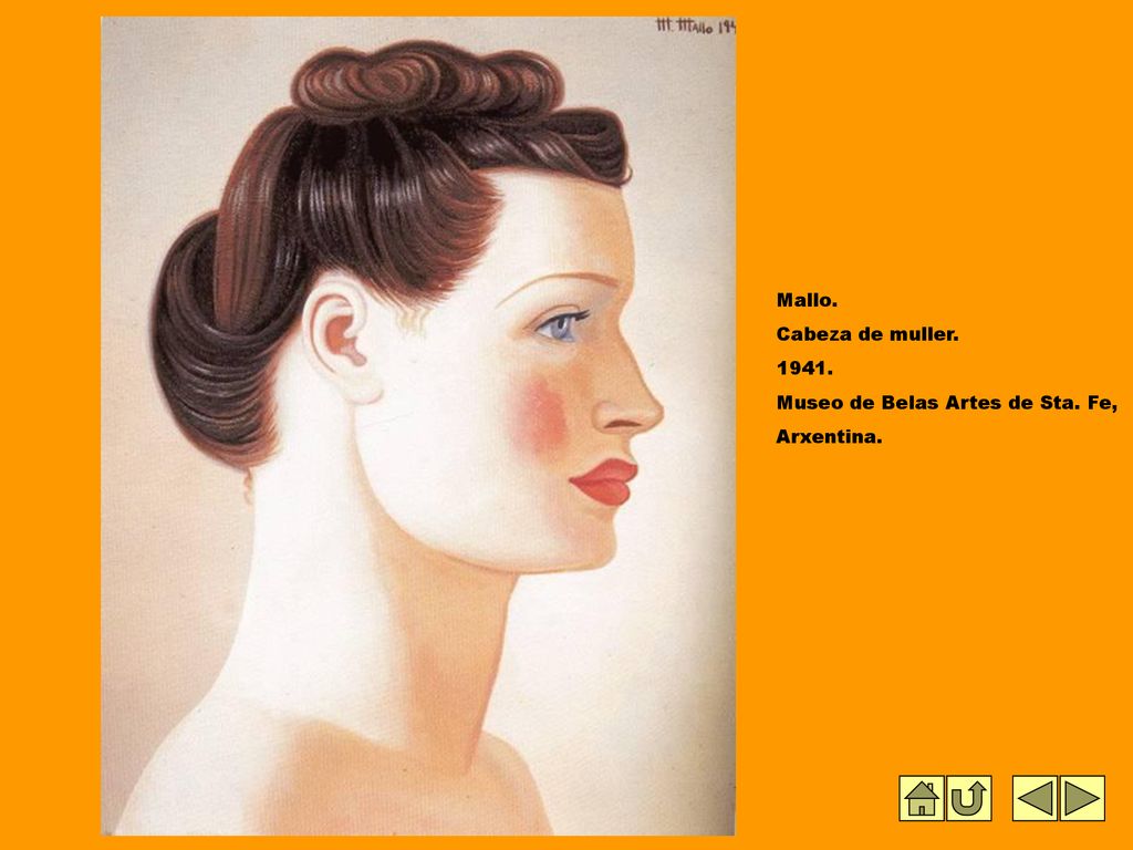 Mallo. Cabeza de muller Museo de Belas Artes de Sta. Fe, Arxentina.