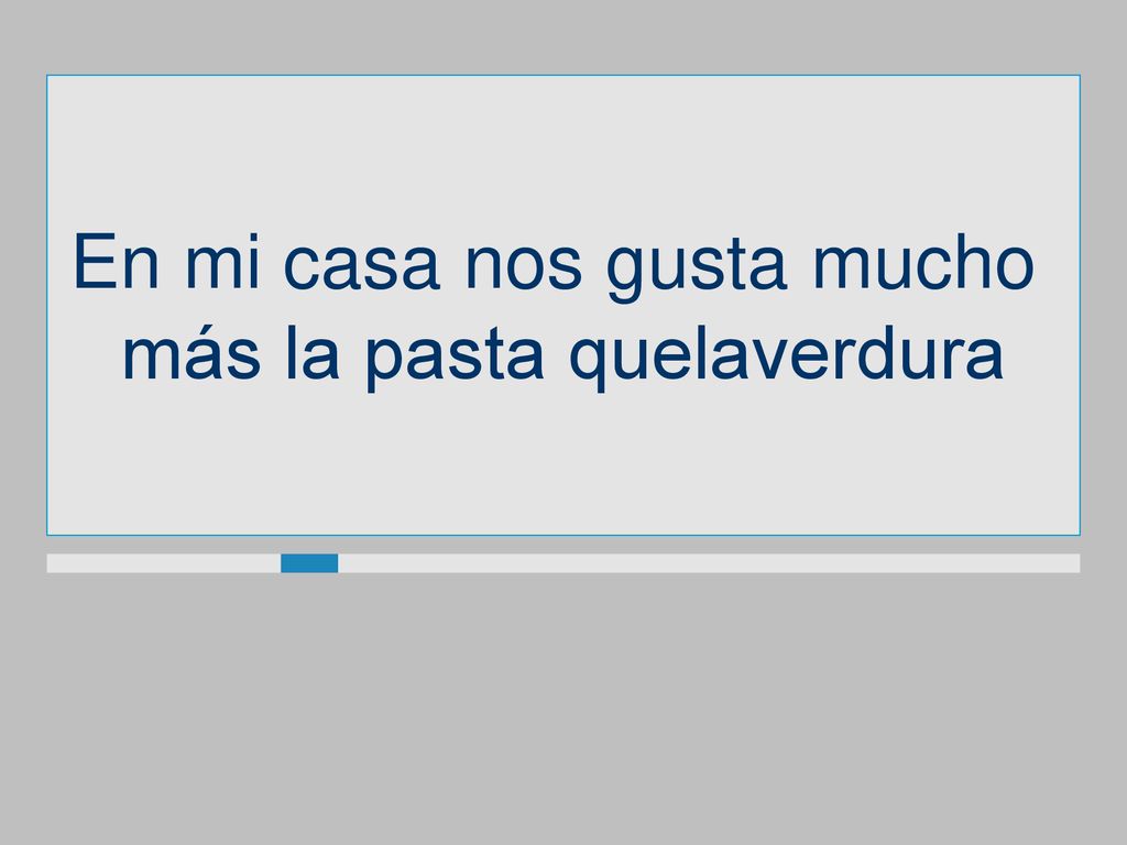 En mi casa nos gusta mucho más la pasta quelaverdura
