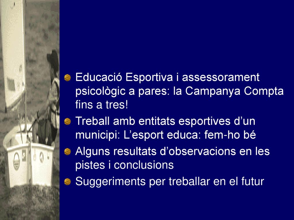 Educació Esportiva i assessorament psicològic a pares: la Campanya Compta fins a tres!