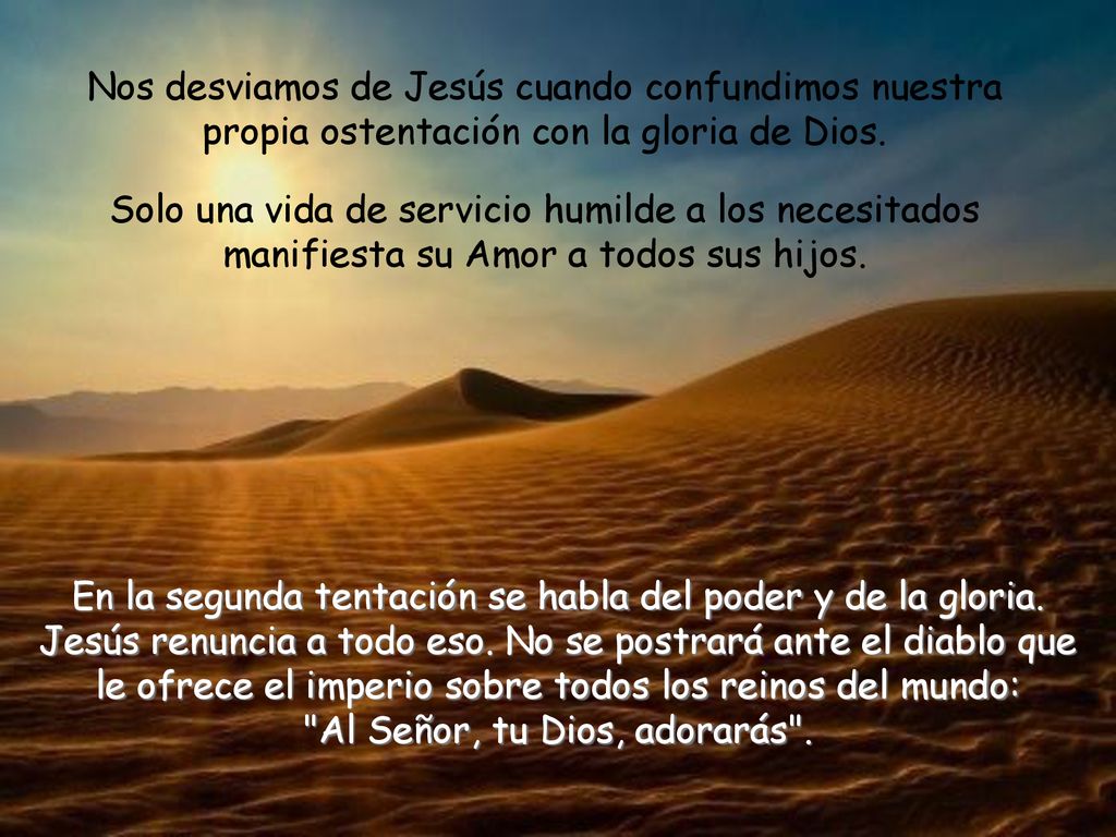 Nos desviamos de Jesús cuando confundimos nuestra propia ostentación con la gloria de Dios.