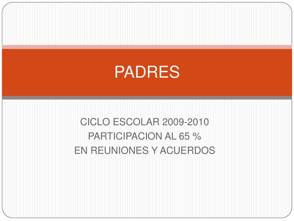 CICLO ESCOLAR PARTICIPACION AL 65 % EN REUNIONES Y ACUERDOS