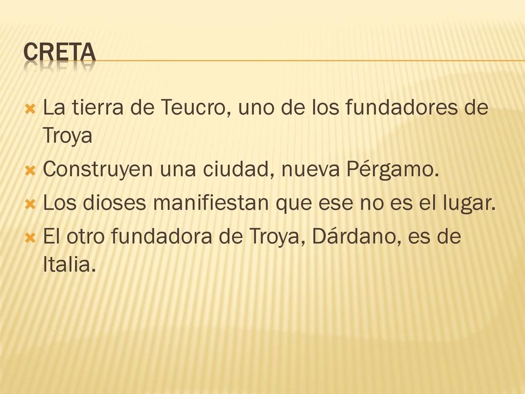 CRETA La tierra de Teucro, uno de los fundadores de Troya