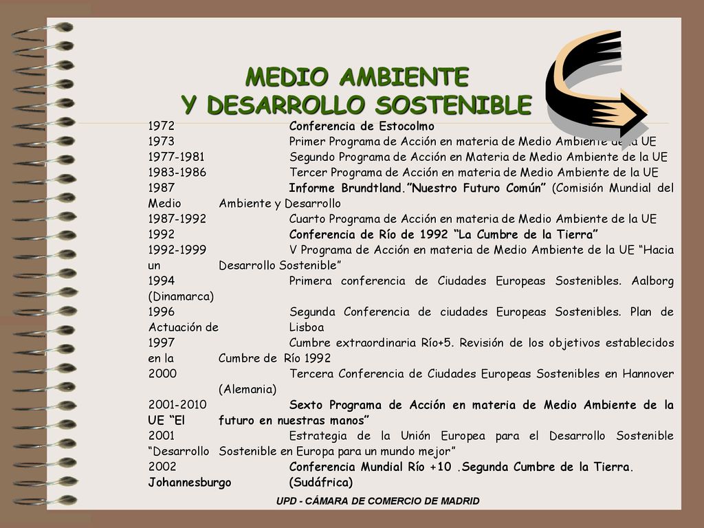 Y DESARROLLO SOSTENIBLE UPD - CÁMARA DE COMERCIO DE MADRID