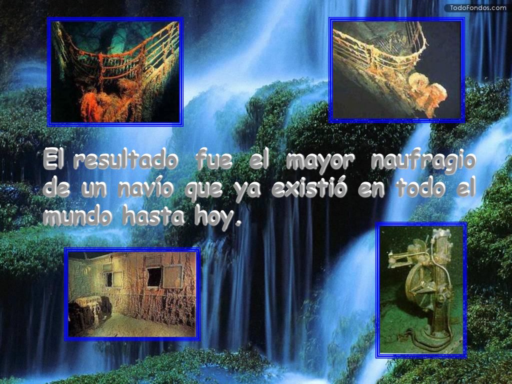 El resultado fue el mayor naufragio de un navío que ya existió en todo el mundo hasta hoy.