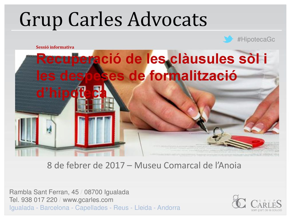 8 de febrer de 2017 – Museu Comarcal de l’Anoia