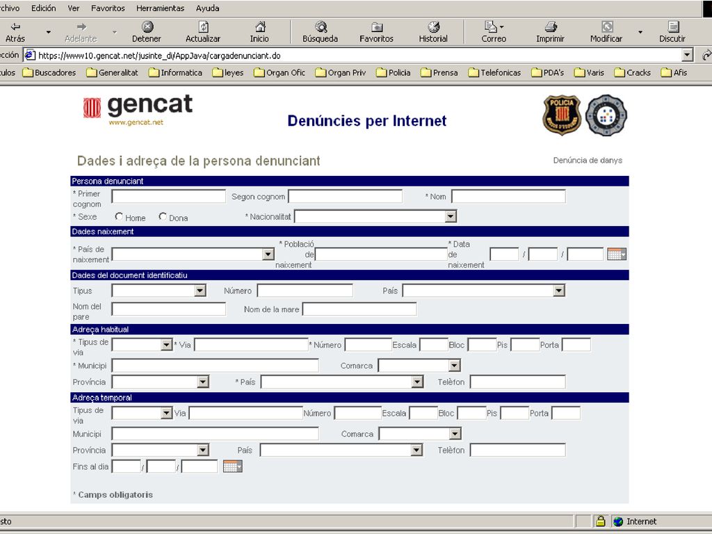 Denuncies Internet 21. En l’actualitat 47 OAC’s de la PG-ME ( + 16 d’estiu) + 10 PPLL + 50 PPLL Un icrement del 150% d’OAC’s.