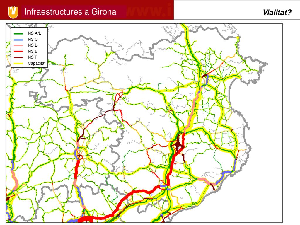 Vialitat NS A/B. NS C. NS D. NS E. NS F. Capacitat. Les obres de l’AVE Castelló-València-Madrid s’iniciaran a curt termini, abans del 2010