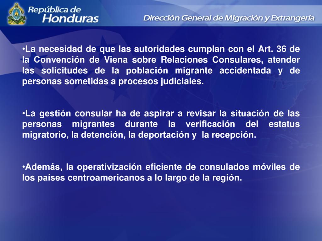 La necesidad de que las autoridades cumplan con el Art