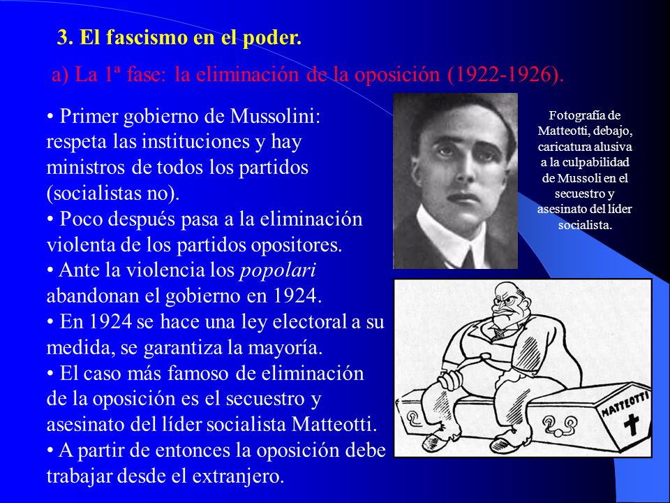 a) La 1ª fase: la eliminación de la oposición ( ).