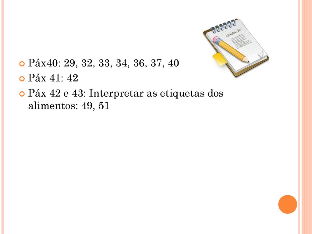Páx40: 29, 32, 33, 34, 36, 37, 40 Páx 41: 42.