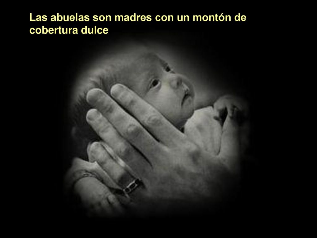 Las abuelas son madres con un montón de cobertura dulce
