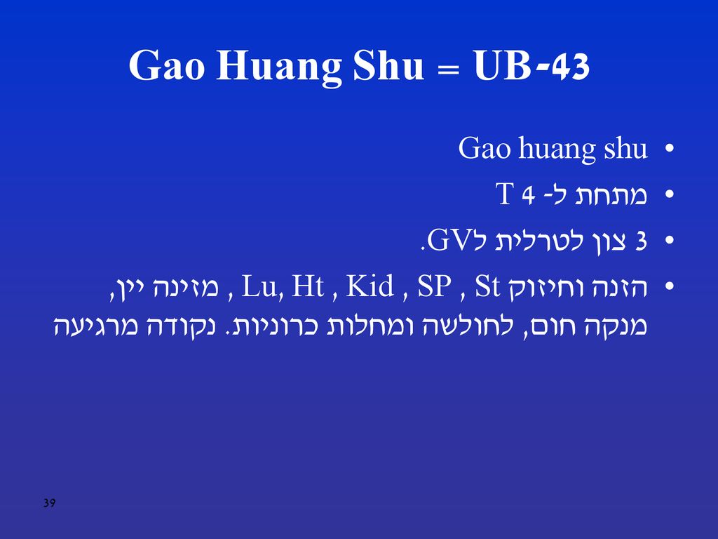 UB-43 = Gao Huang Shu Gao huang shu מתחת ל- T 4 3 צון לטרלית לGV.
