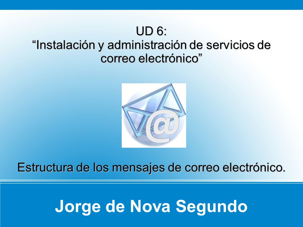 Jorge de Nova Segundo UD 6: