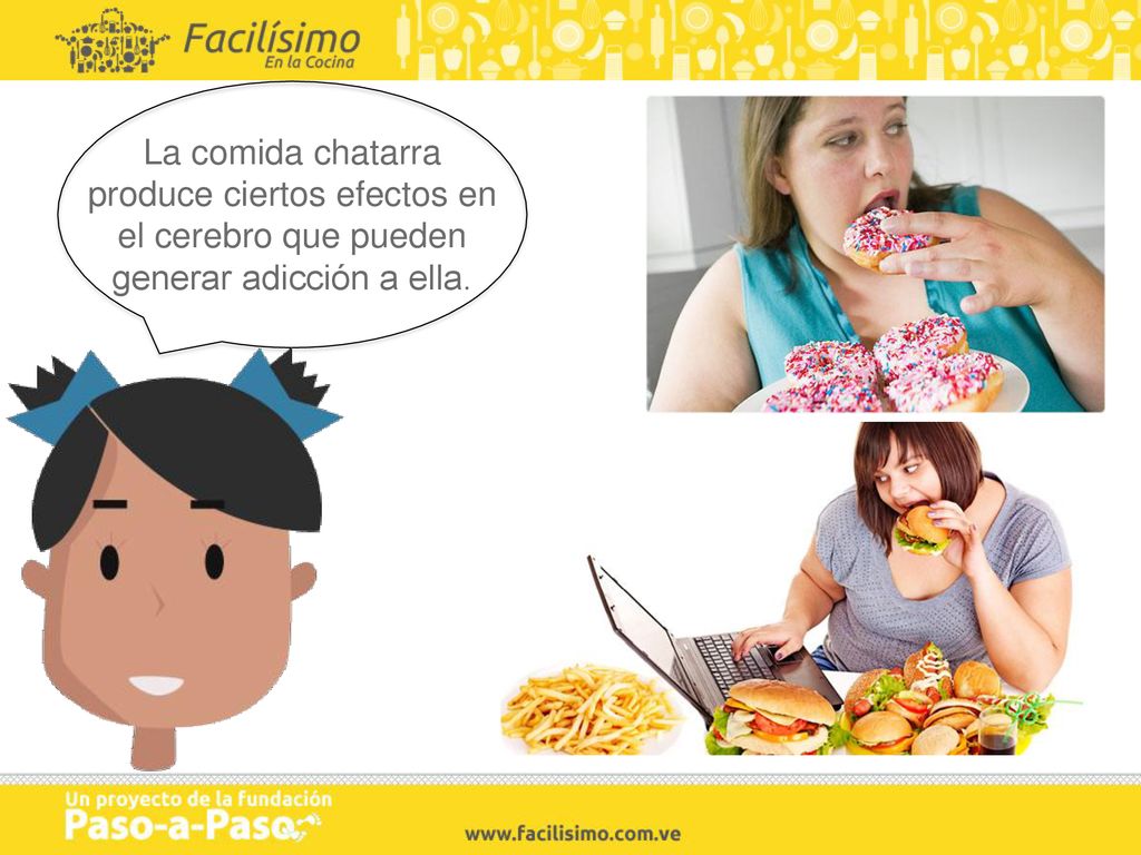 La comida chatarra produce ciertos efectos en el cerebro que pueden generar adicción a ella.