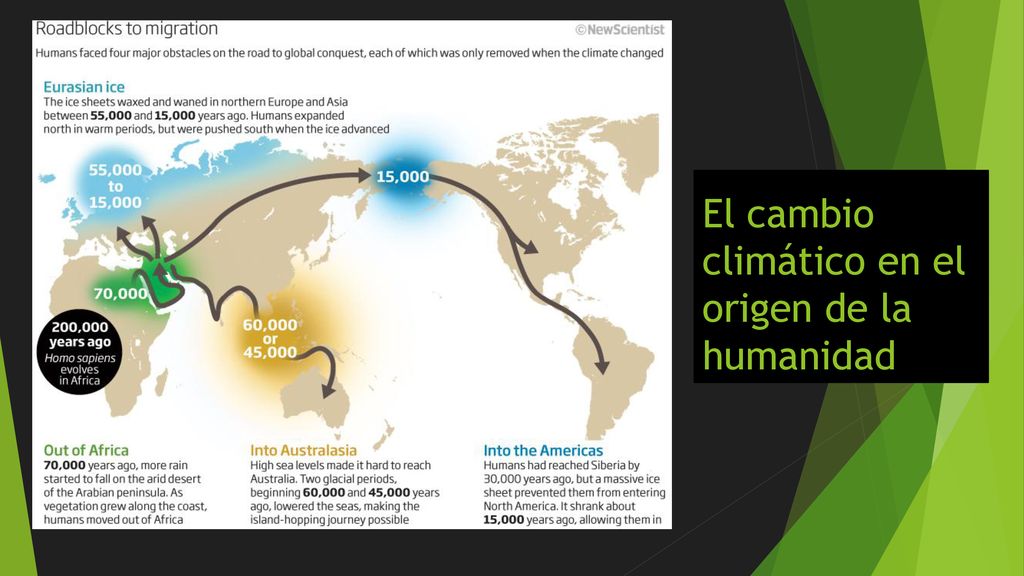 El cambio climático en el origen de la humanidad