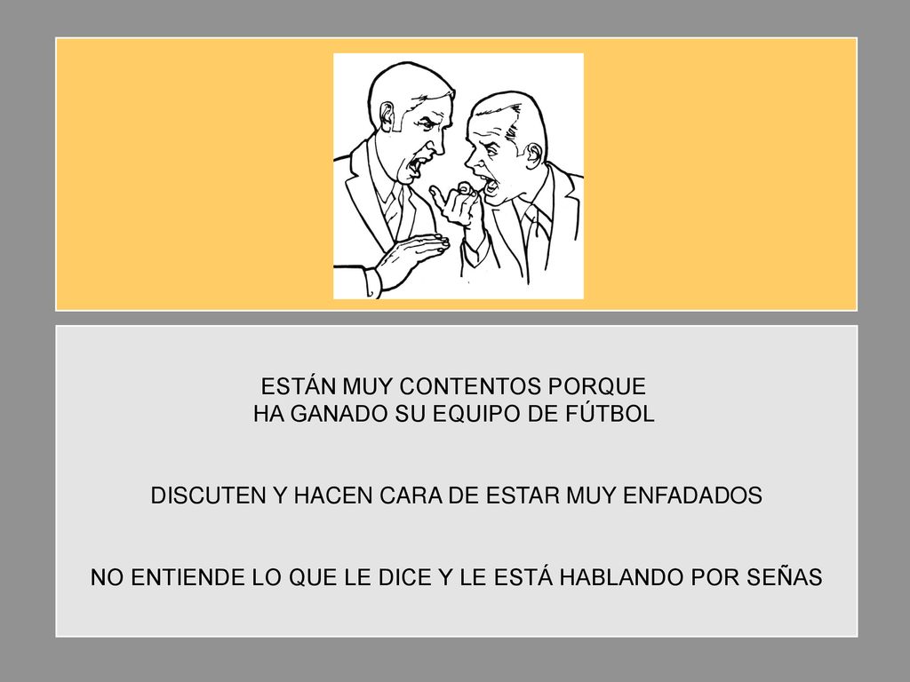 ESTÁN MUY CONTENTOS PORQUE HA GANADO SU EQUIPO DE FÚTBOL